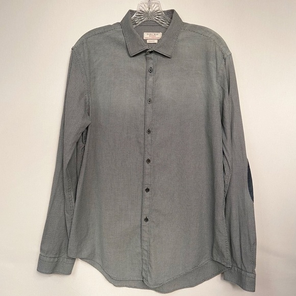 Zara Man Slim Fit Button Down Size XL‎ - Picture 1 of 8